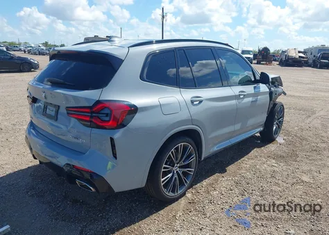 2022 BMW X3 Sdrive30I из США, поврежденный, VIN 5UX43DP00N9N42707